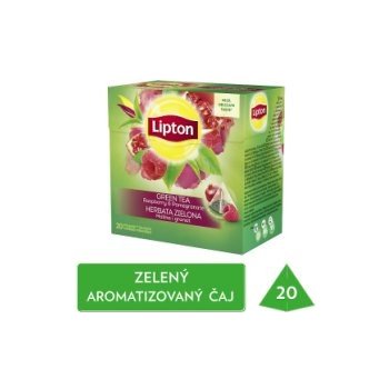 Lipton Raspberry Pomegranate zelený čaj aromatizovaný 20 s. 28 g