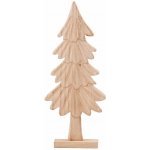 Z - TRADE Dřevěný dekorační stromek na postavení, 13 × 5 × 30,5 cm, přírodní – Hledejceny.cz