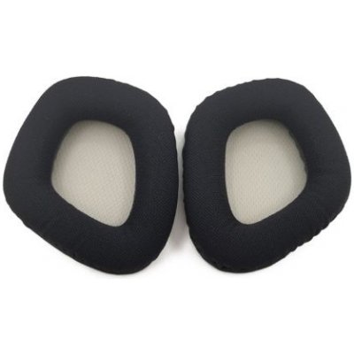 eses náušníky pro sluchátka Corsair Void RGB Elite Černé s šedým vnitřkem látkové – Sleviste.cz