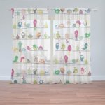 Sablio Záclony Ptáčci: 2ks 150x250cm – Hledejceny.cz