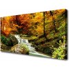 Obraz Obraz na plátně Vodopád Les Příroda 100x50 cm