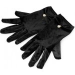 Prima obchod Společenské rukavice sametové s perlou barva černá – Zboží Dáma