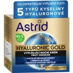 Krém Astrid Hyaluronic Gold vyplňující noční 50 ml – Zboží Mobilmania