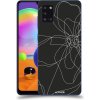 Pouzdro a kryt na mobilní telefon Samsung Pouzdro ACOVER Samsung Galaxy A31 A315F s motivem Line Flower I