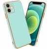 Pouzdro a kryt na mobilní telefon Apple Cadorabo Ochranné pouzdro pro Apple iPhone 12 MINI Case in Zelená Kryt na mobilní telefon TPU Silikonové pouzdro na fotoaparát