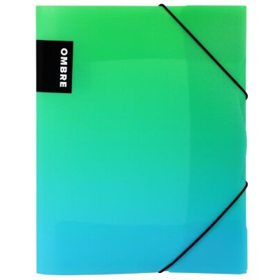 Karton P+P Sloha s gumou A4 - OMBRE zelená - 6-95025 – Karton P+P | | – Zboží Živě