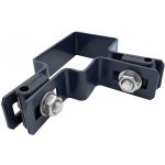 Příchytka plotového panelu na sloupek 60x40 - rohová, antracit – Hledejceny.cz