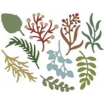 DP Craft vyřezávací šablona Květy a listy 9 ks – Sleviste.cz