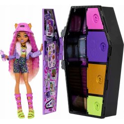 Panenka Mattel Panenka Monster High Clawdeen Wolf a skříňka