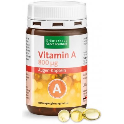 Sanct Bernhard Vitamin A 800 μg 180 kapslí – Hledejceny.cz