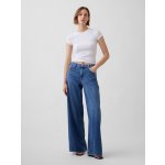 GAP Džíny Mid Rise Baggy UltraSoft Tmavě modrá – Hledejceny.cz