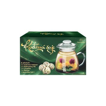 Velta Tea Dárková kazeta Zelené kvetoucí čaje 4 ks