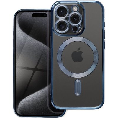Electro Mag Cover s MagSafe iPhone 15 Pro titanově modré – Zboží Mobilmania