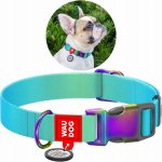 Waudog Nylon collar with QR code for gradient dog – Zboží Mobilmania