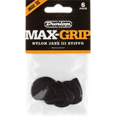 Dunlop 471P3S Nylon Max Grip Jazz III Player Pack Stiffo Trsátko – Hledejceny.cz