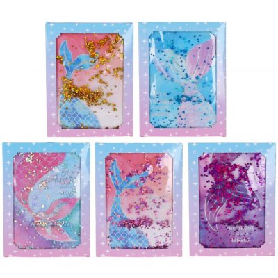 Wiky Notes W011581 15x21cm mořská panna glitter s tekutinou 80 listů – Zbozi.Blesk.cz