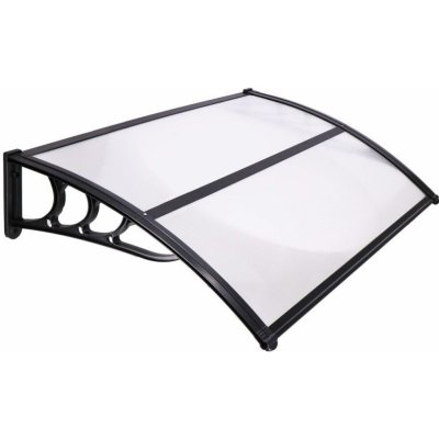 Springos Polyroof 120x 75cm černá/transparentní – Zboží Mobilmania