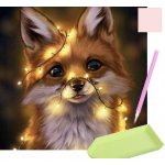 Popron Mozaiková diamantová výšivka Liška – Zboží Dáma