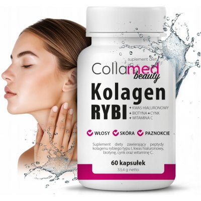 Collamed Beauty Rybí kolagen + vitamín C 60 kapslí – Hledejceny.cz