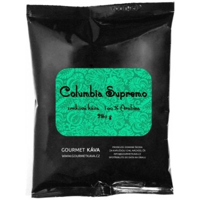 Gourmet Káva Kolumbie Supremo 250 g – Zboží Mobilmania