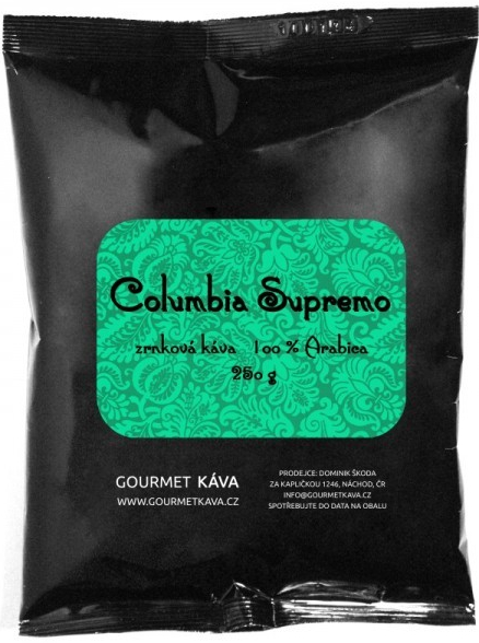 Gourmet Káva Kolumbie Supremo 250 g