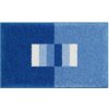 Koupelnová předložka LineaDue Capricio modrá 60 x 90 cm