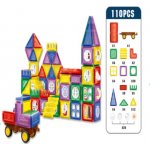 KIK KX5106 Magnetické bloky 3D puzzle - auto 110 ks – Hledejceny.cz