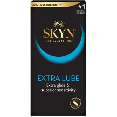 Skyn Extra Lubricated bezlatexové extra lubrikované 24 ks – Zboží Dáma