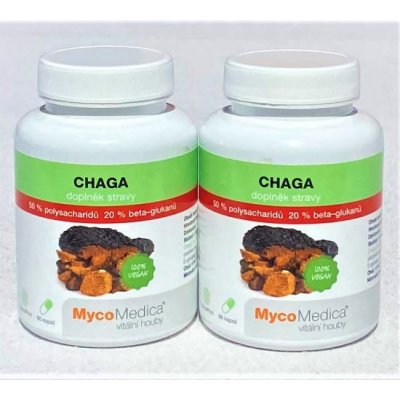 MycoMedica Chaga 50 % 2 x 90 kapslí – Zboží Mobilmania