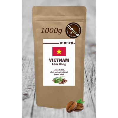 Monro Vietnam Lam Dong káva 100% Arabika zrnková 1 kg – Hledejceny.cz