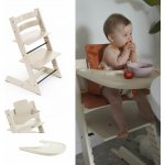 Stokke Tripp Trapp Bundle + pultík Vanilla White – Zbozi.Blesk.cz