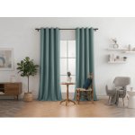 Zatemňovací závěs DREAM VELVET 140x250 cm, modrozelený Zavěšení: Kovové kroužky – Hledejceny.cz