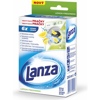 Lanza Lemon Freshness tekutý čistič pračky Citron 250 ml – HobbyKompas.cz