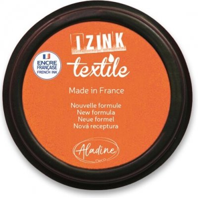 Aladine Razítkovací polštářek Izink Textile oranžová – Zbozi.Blesk.cz