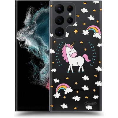 Pouzdro Picasee silikonové Samsung Galaxy S22 Ultra 5G - Unicorn star heaven čiré