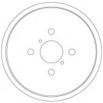 Brzdový buben TRW DB4551 | Zboží Auto