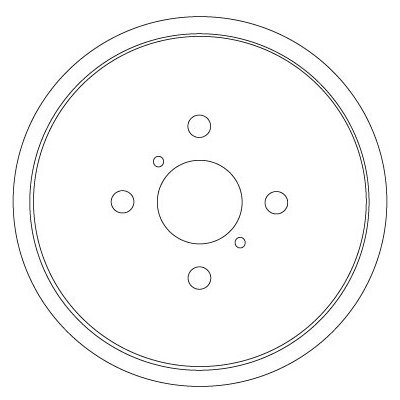 Brzdový buben TRW DB4551 | Zboží Auto