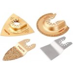 FESTA sada pilových listů pro oscilační brusky 4-dílná, karbid wolframu pro spáry, obklady, 24321 – Zboží Dáma