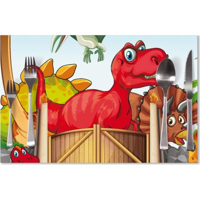 Sablio prostírání Dinosauři 4 40x30cm – Zboží Mobilmania