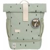 Lässig batoh Mini Rolltop Happy Print light olive