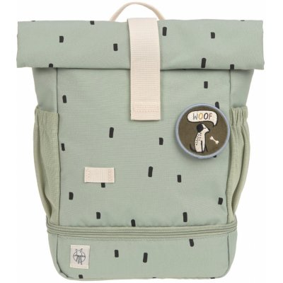 Lässig batoh Mini Rolltop Happy Print light olive – Zboží Mobilmania