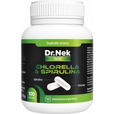Dr.nek Pills Chlorella & Spirulina DETOX 100 tablet – Hledejceny.cz