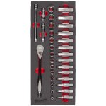 Milwaukee 4932479825 Gola sada 3/8" 6 ÷ 19 mm v pěnové vložce 32 dílů – Zboží Mobilmania
