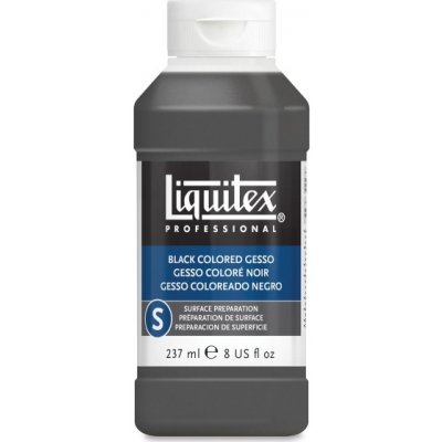 Černý šeps Liquitex Black Colored Gesso 237 ml – Sleviste.cz