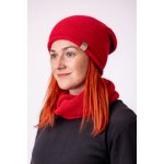 Italy fashion zimní set čepice a nákrčník červená – Hledejceny.cz