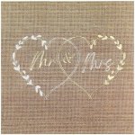 Santex Ubrousky papírové svatební přírodní 20ks 33x33cm – Zboží Dáma