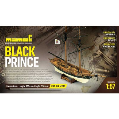 Mamoli Prince 1774 kit černá 1:57 – Hledejceny.cz