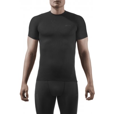 CEP běžecké tričko Ultralight s krátkým rukávem pánské black – Zboží Mobilmania