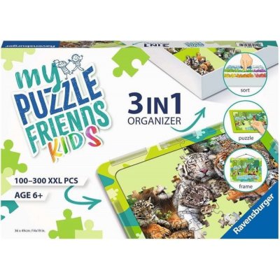 RAVENSBURGER Sada pro skládání My Friends Kids 3v1 zelená – Zboží Dáma