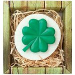 Bohemia Natur Čtyřlístek ručně vyráběné toaletní mýdlo v krabičce 75 g – Zboží Dáma